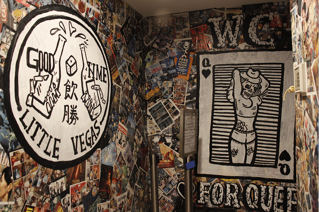 More and more restaurant uses graffiti as their interior design solution